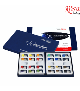 ROSA Gallery Zestaw farb akwarelowych "Klasyczne" 24 kolory