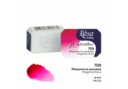 ROSA Gallery Watercolour Paint, Magenta Rose (709), Pan, 2.5ml