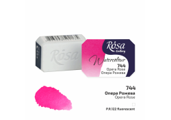 ROSA Gallery Watercolour Paint, Opera Rose (744), Pan, 2.5ml