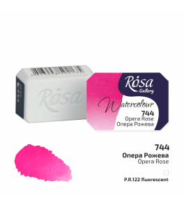 ROSA Gallery Watercolour Paint, Opera Rose (744), Pan, 2.5ml