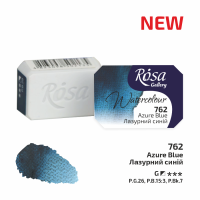 ROSA Gallery Farba Akwarelowa, Azure Blue (762), Kostka, 2,5 ml
