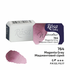 ROSA Gallery Watercolour Paint, Magenta Gray (764), Pan, 2.5ml