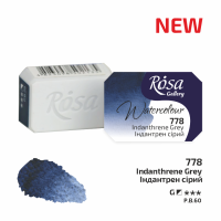 ROSA Gallery Farba Akwarelowa, Indanthrene Grey (778), Kostka, 2,5 ml