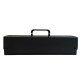Leniar Plastic Art Storage Box 38×12×9 cm – Durable Black Organizer Case