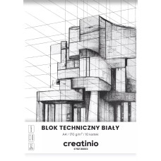 Blok techniczny Creatinio A4 10 kartek 170 g – papier do rysowania i prac plastycznych