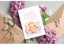 Wedding Paper Easter Greeting Card WIE6