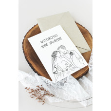 Wedding Paper Kartka okolicznościowa Ślub ŚL5