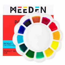 Meeden – Paleta okrągła porcelanowa 12 Komór 18 cm