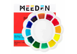 Meeden – Paleta okrągła porcelanowa 12 Komór 18 cm