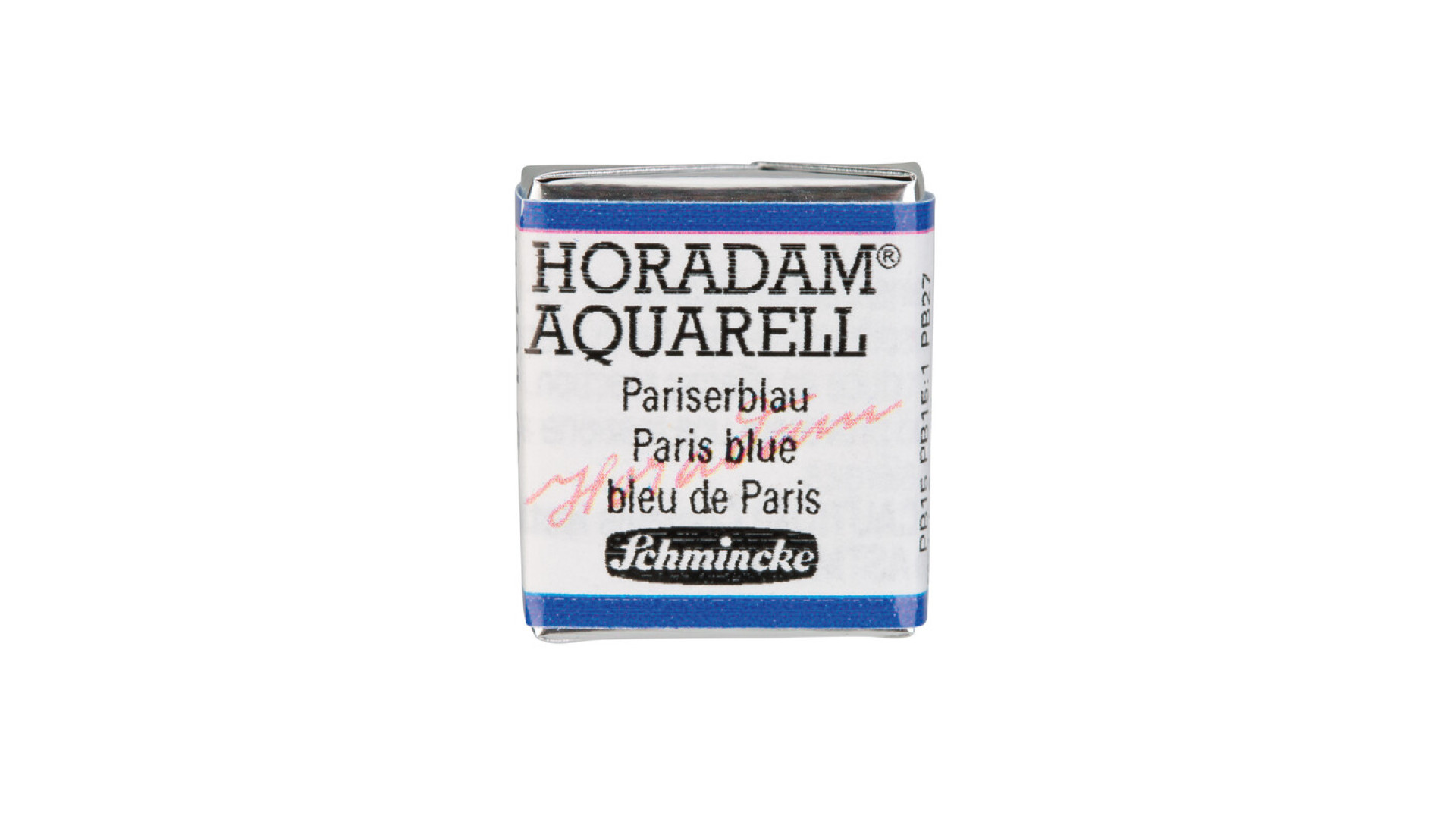 Watercolour paint Schmincke Horadam Aquarell Paris blue 491