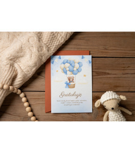 Wedding Paper Greeting Card – Birth Celebration NAR10