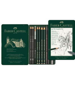 Faber–Castell Zestaw Pitt Graphic 11 szt. w Metalowym Opakowaniu