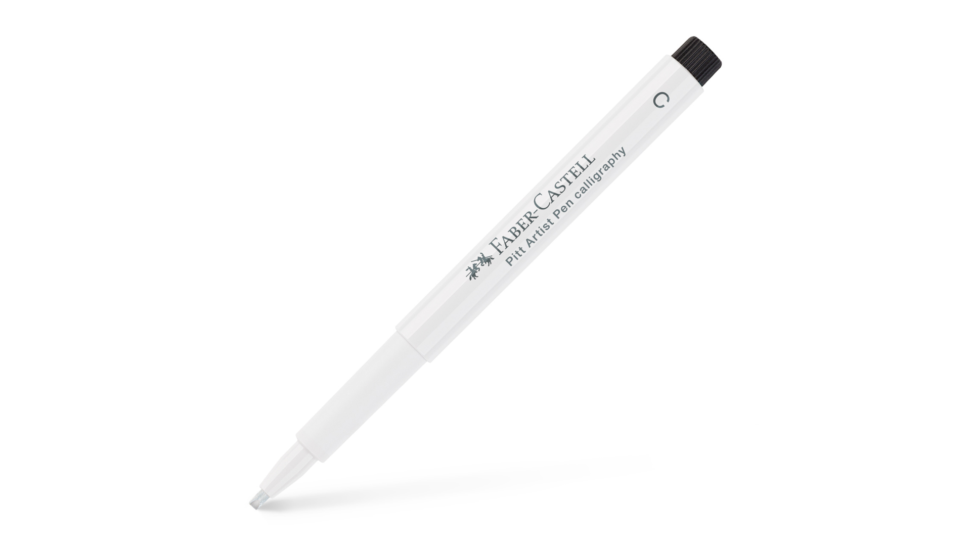 Faber-Castell PITT ARTIST PEN C 101 biały – pisak artystyczny do kaligrafii
