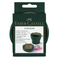 Faber–Castell Pojemnik Na Wode Click&Go Zielony Faber–Castell Pojemnik Na Wode Click&Go Zielony