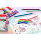 Faber–Castell Kredki Jednorożec – 10 kol. standardowych + 3 kol. pastelowe + naklejki