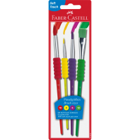 Faber–Castell Soft Grip School Brushes 4 Pcs