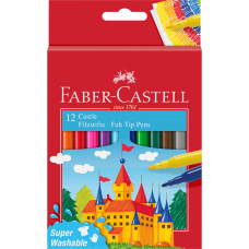 Faber–Castell Flamastry Zamek 12 Kol.