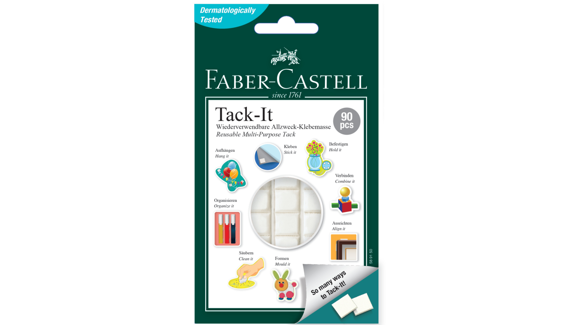 Faber-Castell Masa mocująca Tack-It biała 50 g