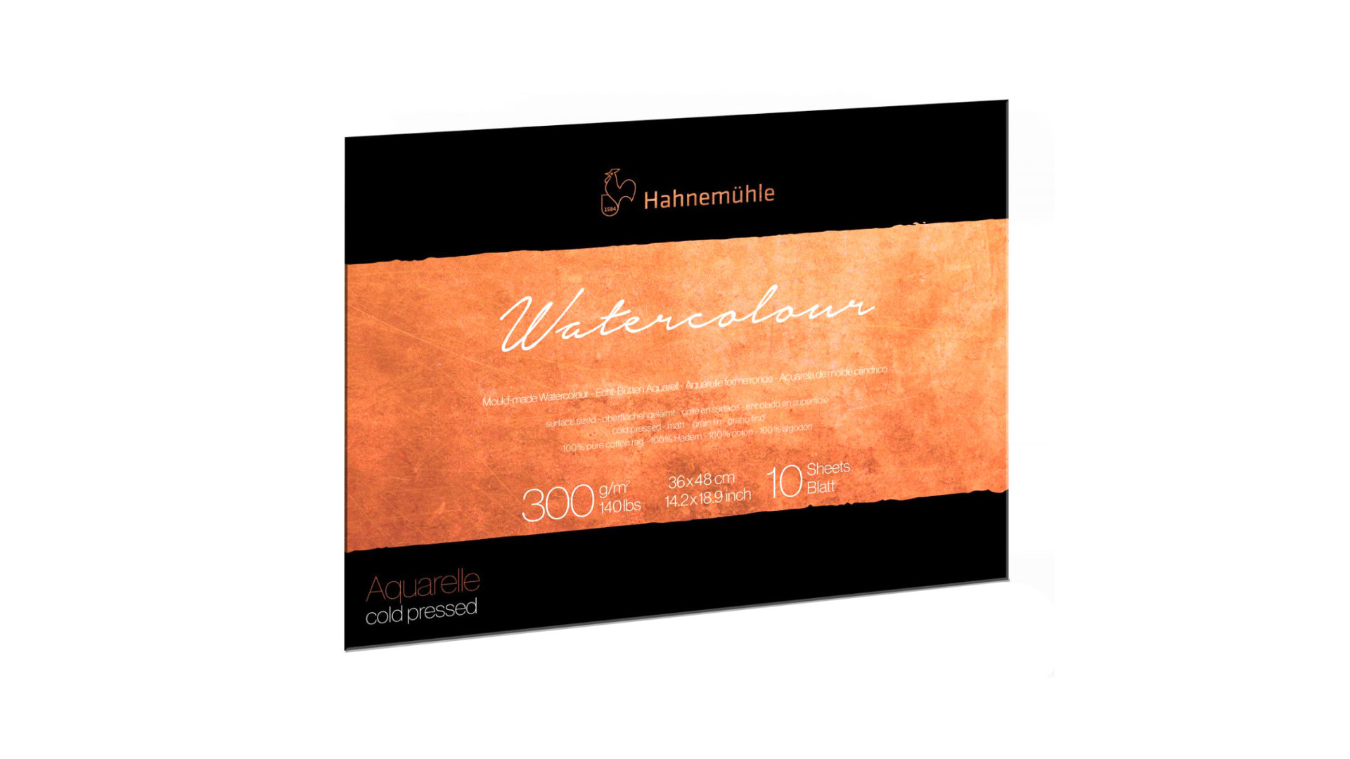 Hahnemuehle Block THE COLLECTION WC 36x48 cm 300g 10 sh CP 100% cotton