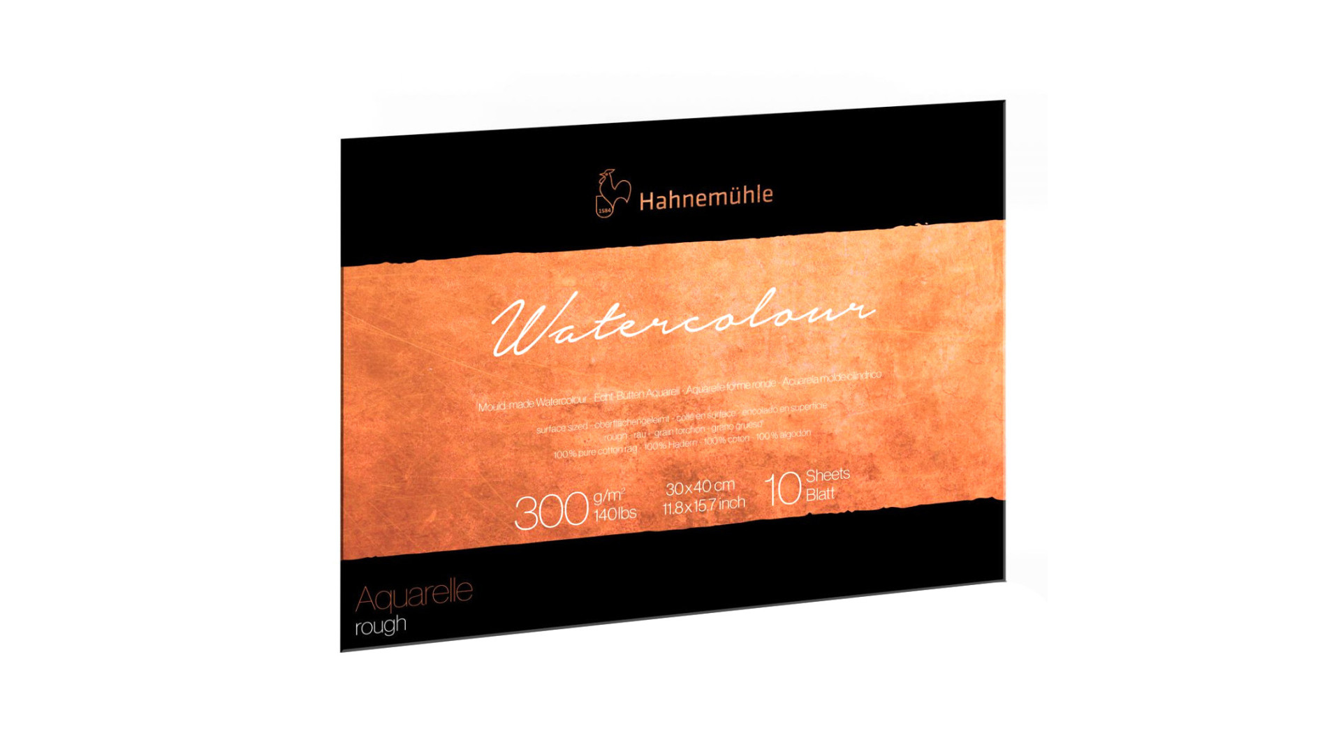 Hahnemuehle Block THE COLLECTION WC 30x40 cm 300g 10 sh Rough 100% cotton