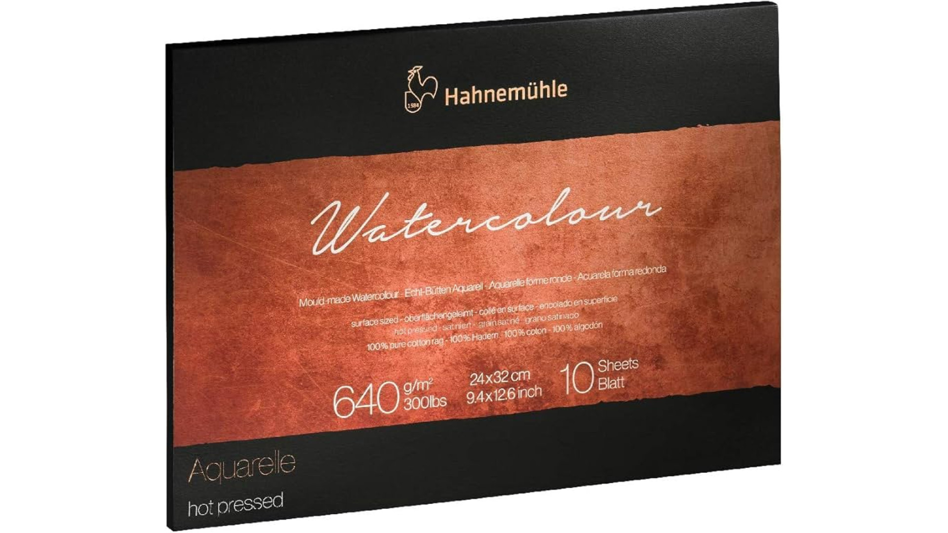 Hahnemuehle Blok THE COLLECTION WC 24x32 cm 640g 10k HP 100% bawełny