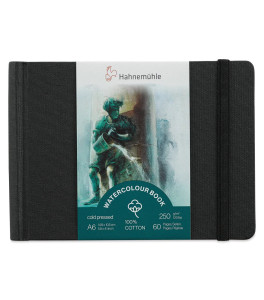 Hahnemuehle Szkicownik do akwareli WC BOOK A6 250g 30k Landscape 100% bawełny