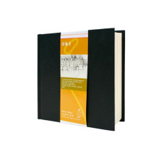 Hahnemuehle Sketchbook D&S 14x14 cm 140g 80 sheets, black