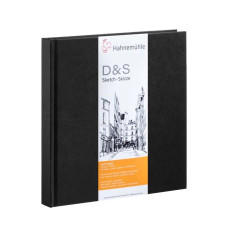 Hahnemuehle Sketchbook D&S 19,5x19,5 cm 140g 80 sheets, black