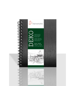 Hahnemuehle Sketchbook DEKO A5 140g 62 sheets, spiral bound