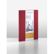 Hahnemuehle Sketchbook D&S A5 140g 80 sheets, red portrait format