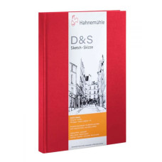 Hahnemuehle Sketchbook D&S A4 140g 80 sheets, red portrait format