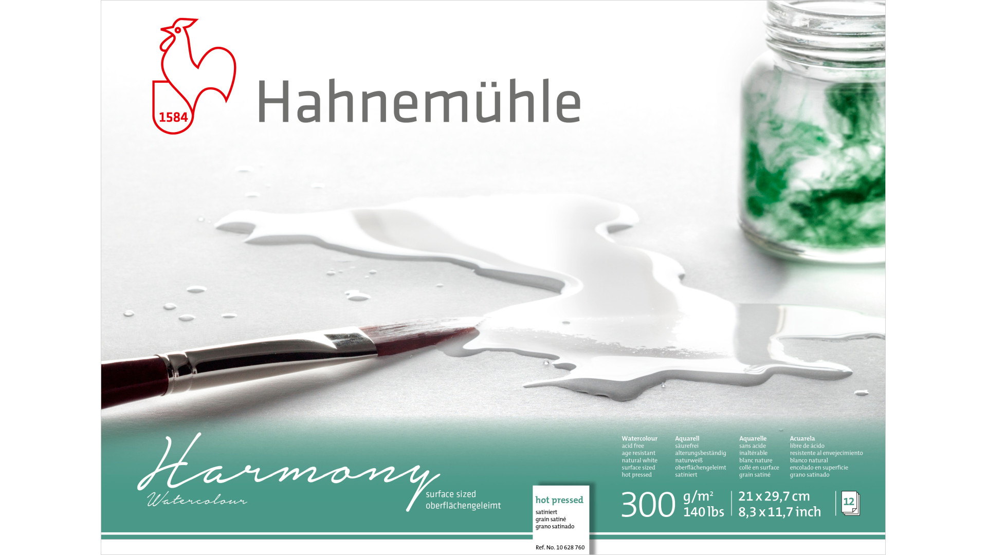 Hahnemuehle Pad HARMONY WC A4 300g 12 sheets HP