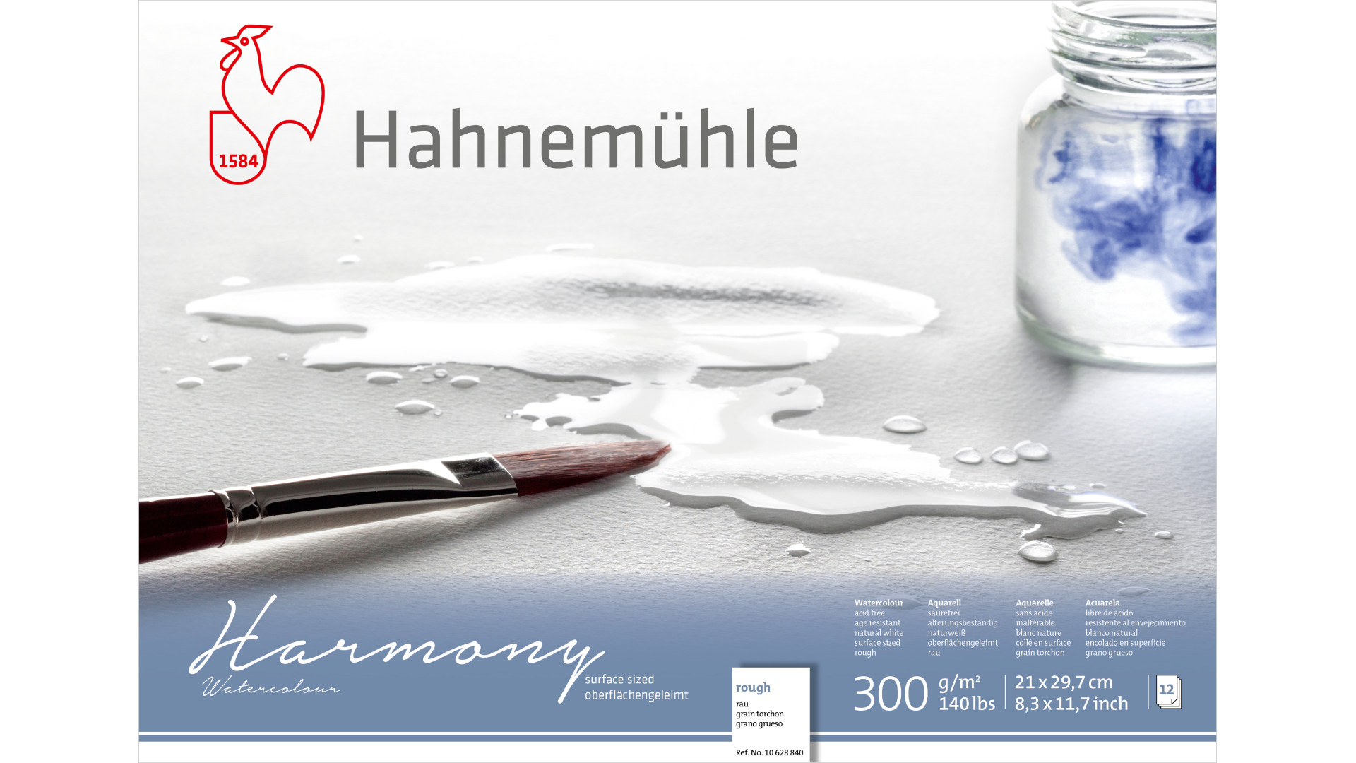 Hahnemuehle Pad HARMONY WC A4 300g 12 sheets Rough