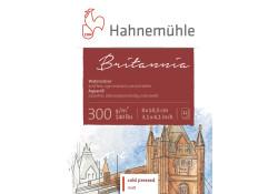 Hahnemuehle Britannia Blok akwarelowy 8 × 10,5 cm 300 g/m² 12 arkuszy CP