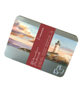 Hahnemuehle Box WC postcards 10x15 230g 30k CP, metal