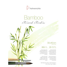 Hahnemuehle Block Bamboo Mixed Media 30x40 cm 265g 25 sheets