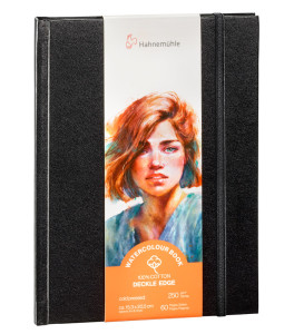 Hahnemuehle Watercolour Book Deckle Edge 15,3x20,5 cm 250g 30 sheets Portrait 100% cotton