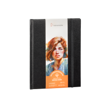 Hahnemuehle Szkicownik do akwareli WC BOOK Deckle Edge 10,3x15,3 cm 250g 30k Portrait 100% bawełny