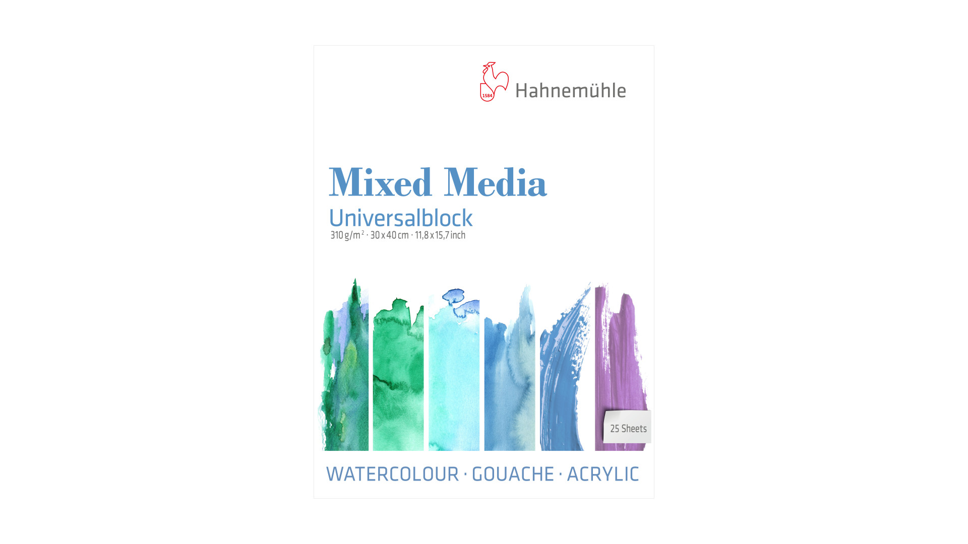 Hahnemuehle Block UNIVERSAL MIX MEDIA 30x40 cm 310g 25 sheets