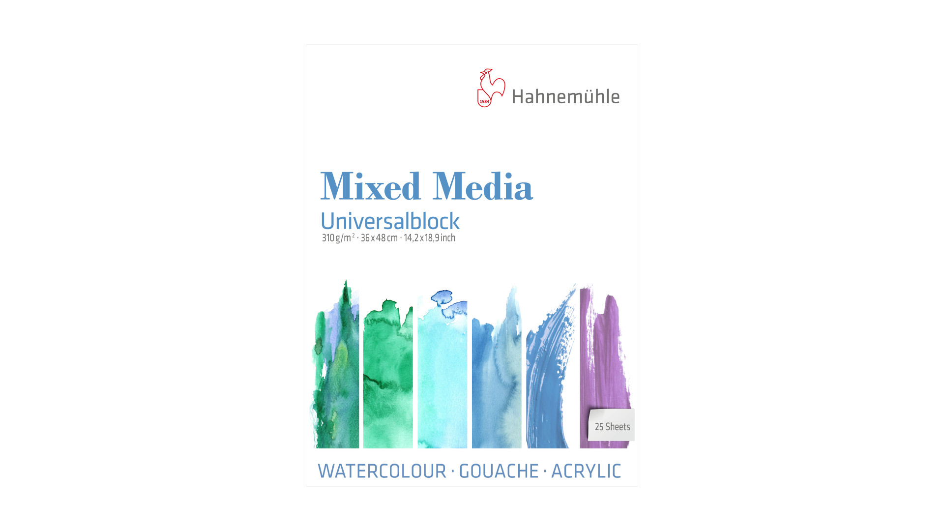 Hahnemuehle Block UNIVERSAL MIX MEDIA 36x48 cm 310g 25 sheets