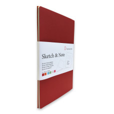 Sketch & Note Hahnemuehle A6 125g 20 sheets Red Bundle, 2 booklets