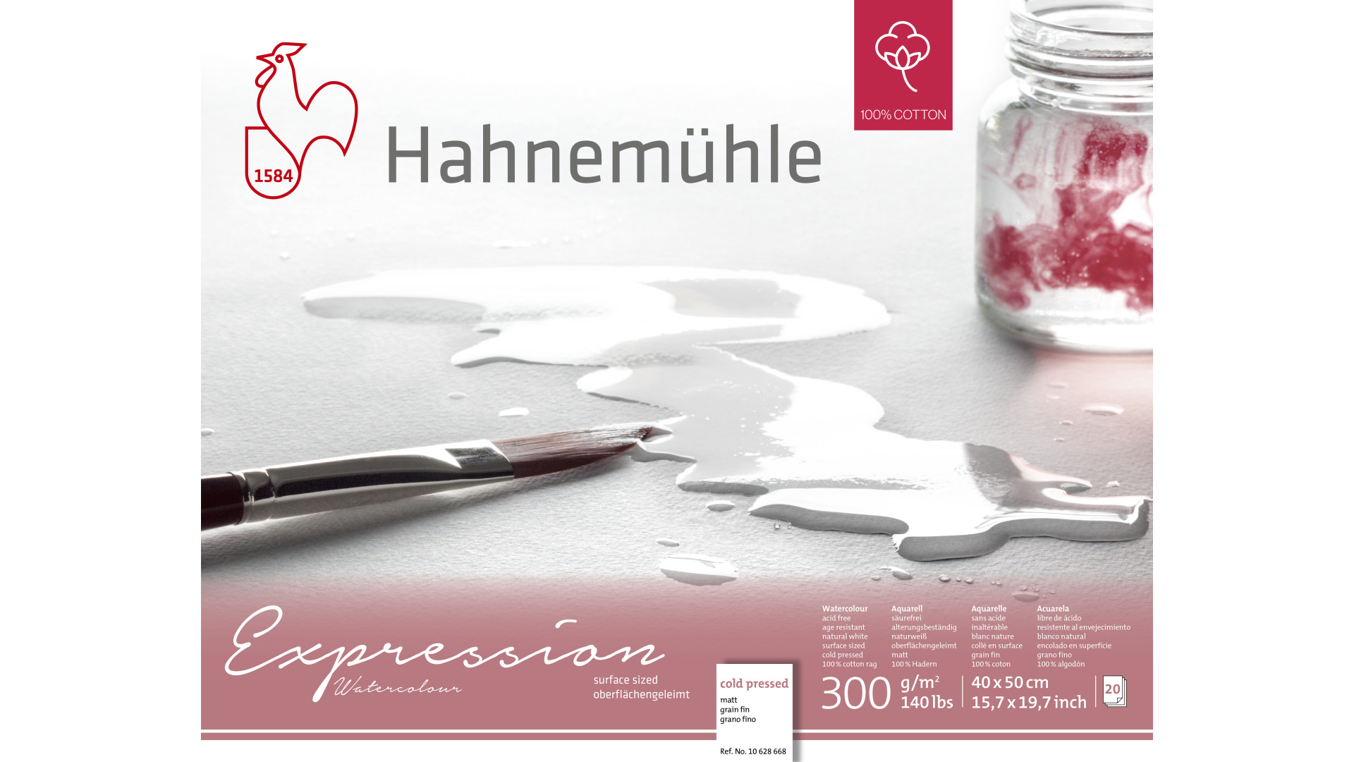 Hahnemuehle Blok EXPRESSION WC 40x50 cm 300g 20k CP 100% bawełny