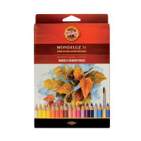 Koh–I–Noor Watercolor Pencil Mondeluz 3719 36 colours