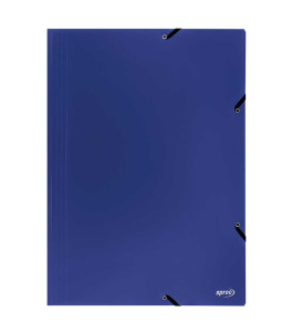 A3 PP Elastic Folder Blue – SPREE | Document & Artwork Organizer