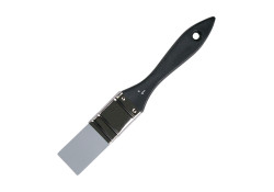 Pędzel silikonowy zakrzywiony 1″ – NIKI4 | Do farb, past i efektów strukturalnych