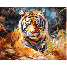 Paint by Numbers Tiger NIKI4 40 × 50 cm DIY Painting Kit