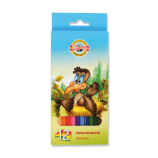 Koh–I–Noor Coloured Pencils Birds 3552, 12 Colors