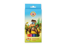 Koh–I–Noor Kredki Ptaki 3552, 12 kolorów