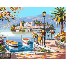 Paint by Numbers Harbour NIKI4 40 × 50 cm DIY Painting Kit