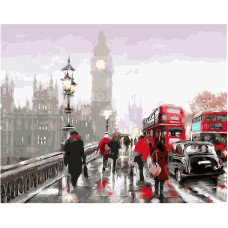 Paint by Numbers London NIKI4 40 × 50 cm DIY Painting Kit